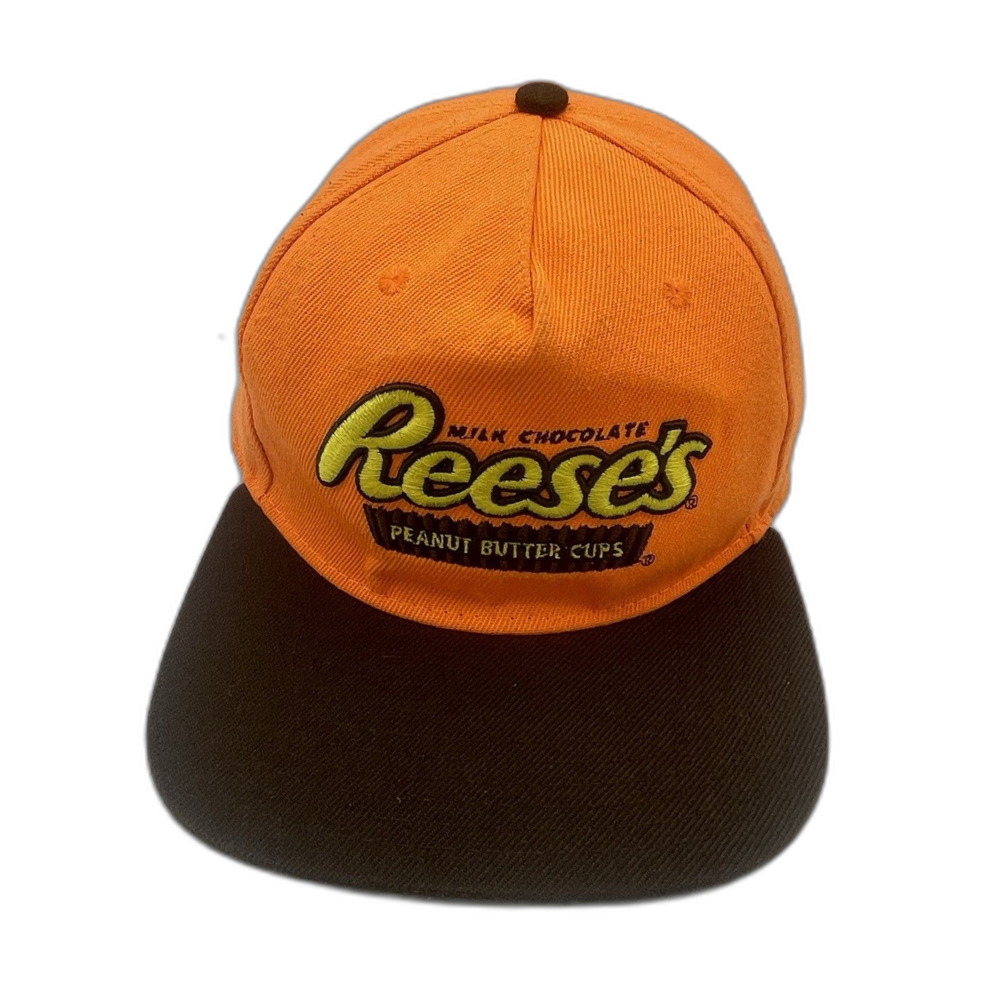 Reese’s Peanut Butter Hat Cap Trucker Snapback Embroidered Logo